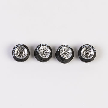 #178 Chrome "Dots" Style Lettered Wheels - *BEST SELLER