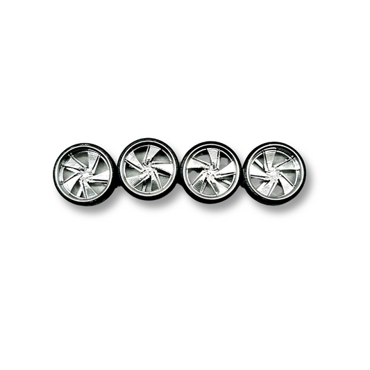 NEW- Silver 30” P5 Mag Wheels Billet Style Wheels