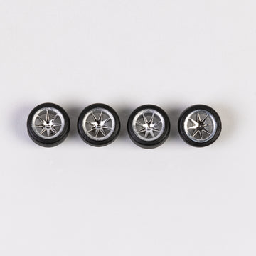 #611 Silver 8 Spoke "Deep Dish" Truck Wheels