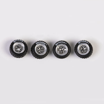 #714 Chrome 5 Spoke "Off-Road" Truck Wheels