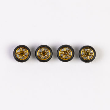 #823 Gold "Ferrari" Style Low Profile Wheels