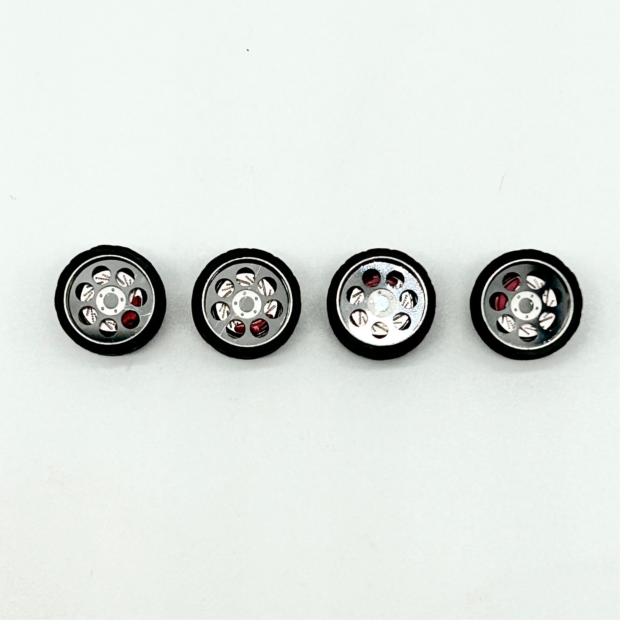 11mm “Revolver” Style Alloy Bearing Wheels