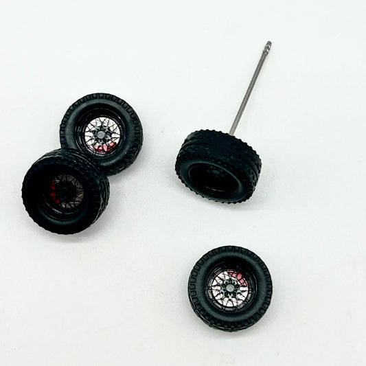 NEW- Black “Midnight” BBS Style 14mm OFF-ROAD Alloy Bearing Wheels. (Spinners)