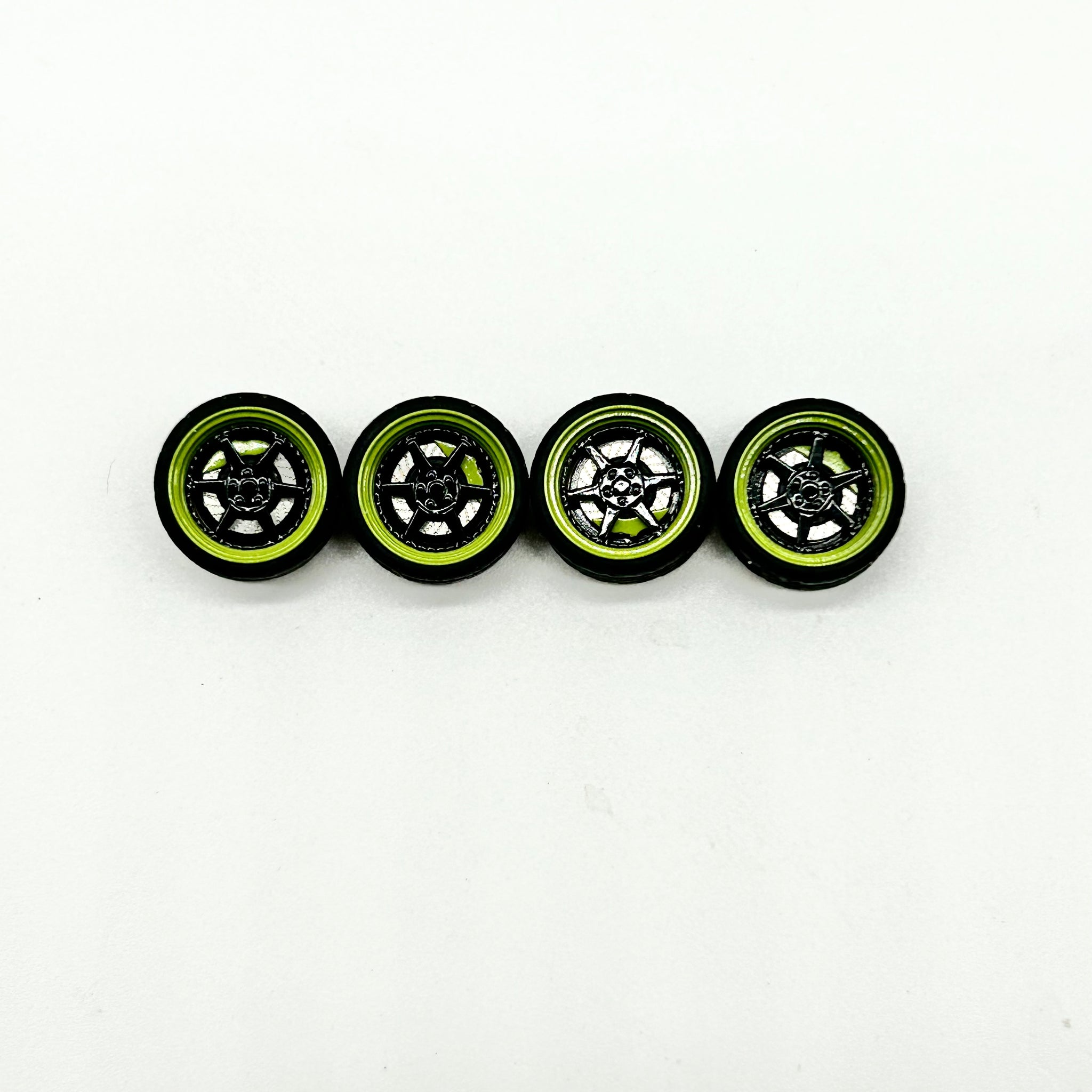 10mm 6 Spokes “Greenie” Alloy Bearing Wheels (Spinner)