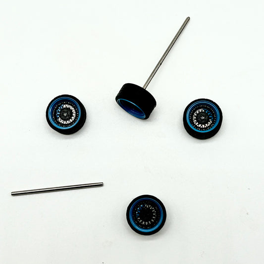 NEW- 10mm BBS “Azure” Style Alloy Bearing Wheels (Spinners)