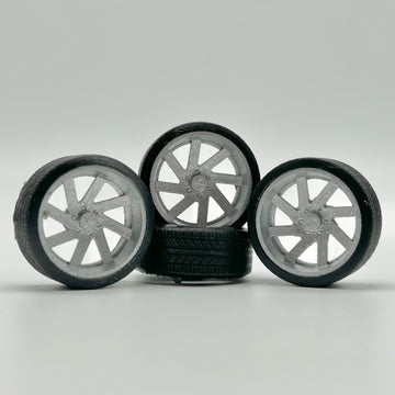 1:24 Scale Chrome Arkon Lincoln Specialty Wheels