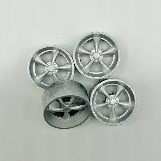 1:24 Scale Chrome “Vintage Cragar” Specialty Wheels