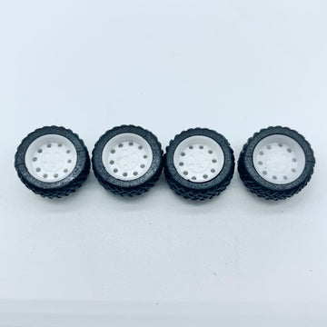 #726 White “Dots” Style Off-Road Truck Wheels