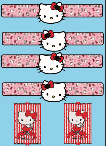 Hello Kitty Waterslide Decal For 1:64 Scale