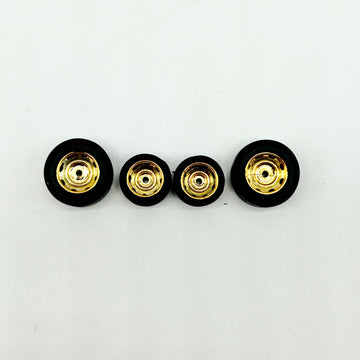 #1010 Gold “Steely” Style Gasser Wheels