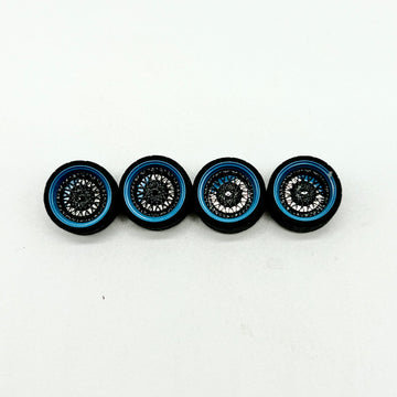 NEW- 10mm BBS “Azure” Style Alloy Bearing Wheels (Spinners)