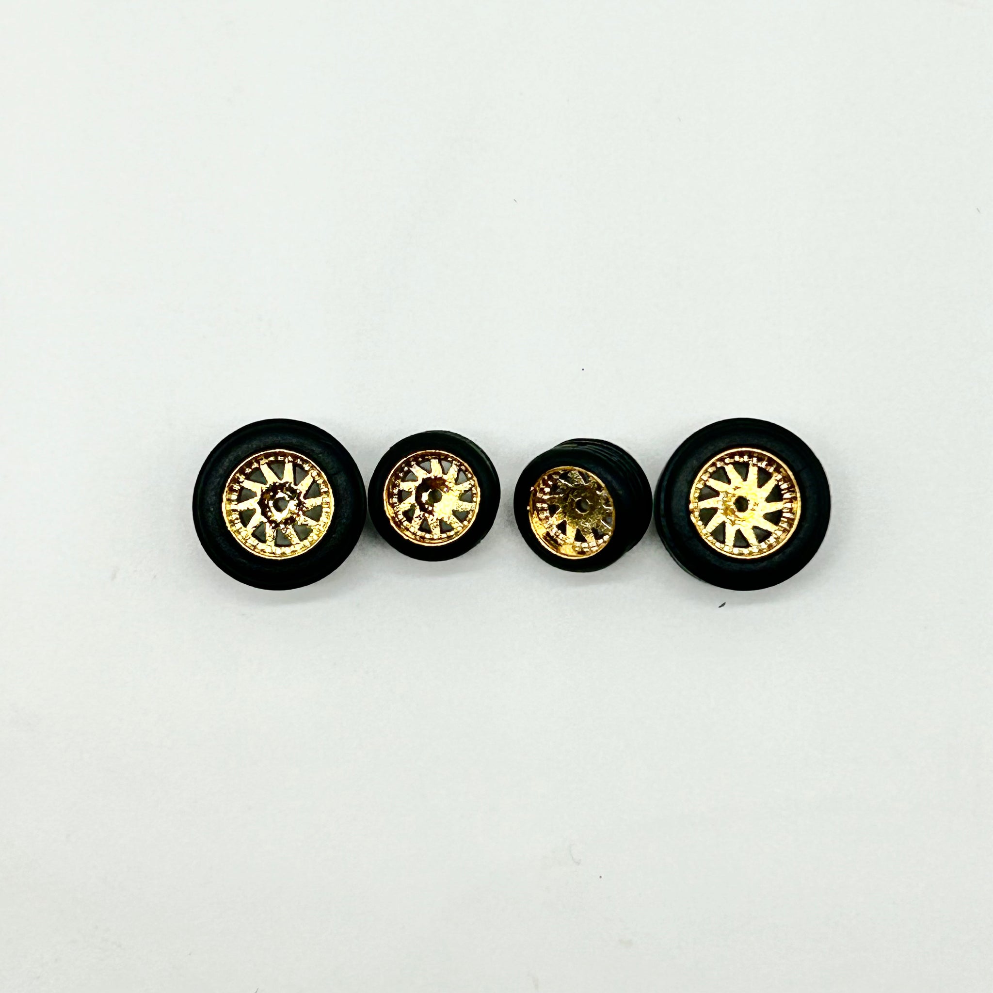 #1007 Gold "Rucci" Style Gasser Wheels