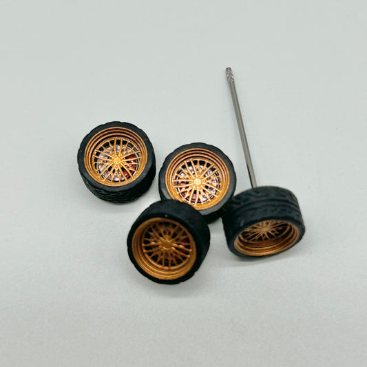 NEW- 11mm Bronze Mach Lip Style Wheels. (Spinner)